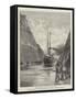 The Opening of the Corinth Canal-null-Framed Stretched Canvas