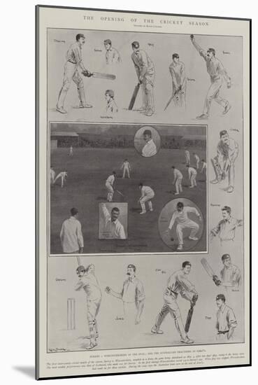 The Opening of the Cricket Season-Ralph Cleaver-Mounted Giclee Print