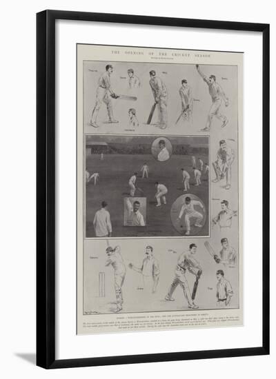 The Opening of the Cricket Season-Ralph Cleaver-Framed Giclee Print