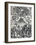 The Opening of the Fifth and Sixth Seals, 1498-Albrecht Dürer-Framed Giclee Print