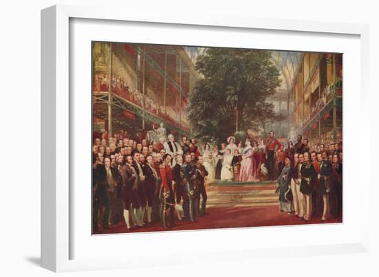 The opening of the Great Exhibition by Queen Victoria on 1 May 1851, (1906)-Henry Courtney Selous-Framed Giclee Print