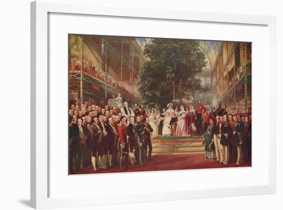 The opening of the Great Exhibition by Queen Victoria on 1 May 1851, (1906)-Henry Courtney Selous-Framed Giclee Print