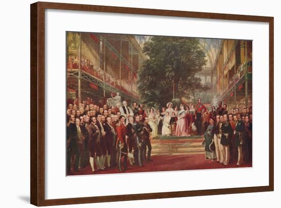 The opening of the Great Exhibition by Queen Victoria on 1 May 1851, (1906)-Henry Courtney Selous-Framed Giclee Print