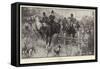 The Opening of the Hunting Season, in Full Cry-Frank Craig-Framed Stretched Canvas