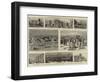 The Opening of the International Exhibition at Calcutta-null-Framed Giclee Print