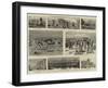 The Opening of the International Exhibition at Calcutta-null-Framed Giclee Print