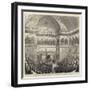 The Opening of the Italian Parliament, King Victor Emmanuel Reading His Speech-null-Framed Giclee Print