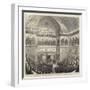 The Opening of the Italian Parliament, King Victor Emmanuel Reading His Speech-null-Framed Giclee Print