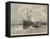 The Opening of the Manchester Ship Canal-William Lionel Wyllie-Framed Stretched Canvas
