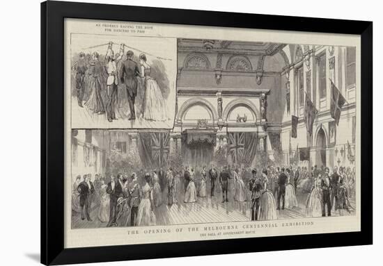 The Opening of the Melbourne Centennial Exhibition-null-Framed Giclee Print