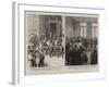 The Opening of the New Imperial Ottoman Bank, Constantinople-null-Framed Giclee Print