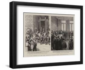 The Opening of the New Imperial Ottoman Bank, Constantinople-null-Framed Giclee Print