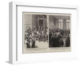 The Opening of the New Imperial Ottoman Bank, Constantinople-null-Framed Giclee Print