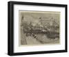 The Opening of the New Royal Albert Dock at Woolwich by the Duke and Duchess of Connaught-William Lionel Wyllie-Framed Giclee Print