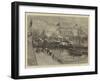 The Opening of the New Royal Albert Dock at Woolwich by the Duke and Duchess of Connaught-William Lionel Wyllie-Framed Giclee Print