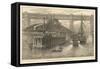 The Opening of the New Swing Bridge at Newcastle-On-Tyne on June 15th 1876-null-Framed Stretched Canvas