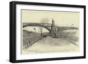 The Opening of the North Sea and Baltic Canal-Eduardo de Martino-Framed Giclee Print