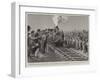 The Opening of the Railway to Buluwayo, the Arrival of the First Train-Henry Marriott Paget-Framed Giclee Print