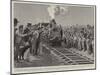 The Opening of the Railway to Buluwayo, the Arrival of the First Train-Henry Marriott Paget-Mounted Giclee Print