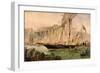 The Opening of the Saltash Bridge by Prince Albert, 2nd May 1859, C.1859-Thomas Valentine Robins-Framed Giclee Print