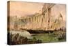 The Opening of the Saltash Bridge by Prince Albert, 2nd May 1859, C.1859-Thomas Valentine Robins-Stretched Canvas