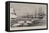 The Opening of the Seal Fishing Season, the Fleet Leaving St John'S, Newfoundland-Joseph Nash-Framed Stretched Canvas