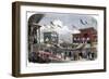 The Opening of the Suez Canal, Port Said, Egypt, 17 November 1869-null-Framed Premium Giclee Print