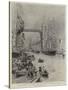 The Opening of the Tower Bridge by Hrh the Prince of Wales-William Lionel Wyllie-Stretched Canvas