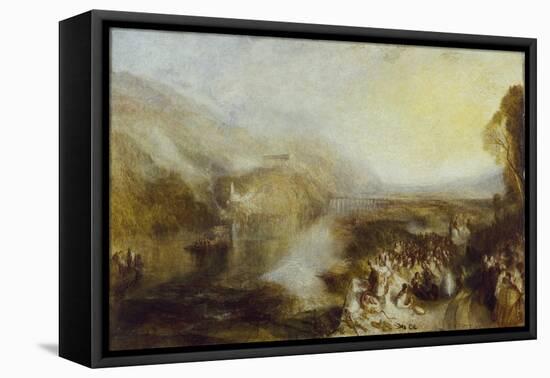 The Opening of the Wallhalla, 1842-J. M. W. Turner-Framed Stretched Canvas