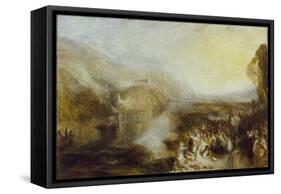 The Opening of the Wallhalla, 1842-J. M. W. Turner-Framed Stretched Canvas