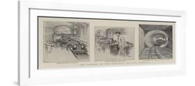 The Opening of the Waterloo and City Railway-null-Framed Giclee Print