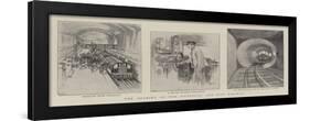 The Opening of the Waterloo and City Railway-null-Framed Giclee Print