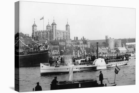 The Opening of Tower Bridge, London, 1894-null-Stretched Canvas