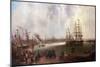 The Opening of Tyne Dock, 1859-Mark Thompson-Mounted Giclee Print