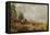 The Opening of Waterloo Bridge, c.1829-31-John Constable-Framed Stretched Canvas