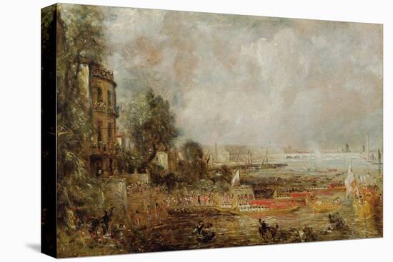 The Opening of Waterloo Bridge, c.1829-31-John Constable-Stretched Canvas