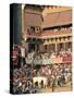 The Opening Parade of the Palio Horse Race, Siena, Tuscany, Italy, Europe-Upperhall Ltd-Stretched Canvas