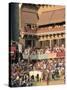 The Opening Parade of the Palio Horse Race, Siena, Tuscany, Italy, Europe-Upperhall Ltd-Stretched Canvas