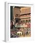 The Opening Parade of the Palio Horse Race, Siena, Tuscany, Italy, Europe-Upperhall Ltd-Framed Photographic Print