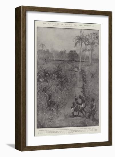 The Opening-Up of Nigeria, the Aro Expedition-Henry Charles Seppings Wright-Framed Giclee Print