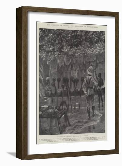 The Opening-Up of Nigeria, the Suppression of Fetish-Worship-Richard Caton Woodville II-Framed Giclee Print