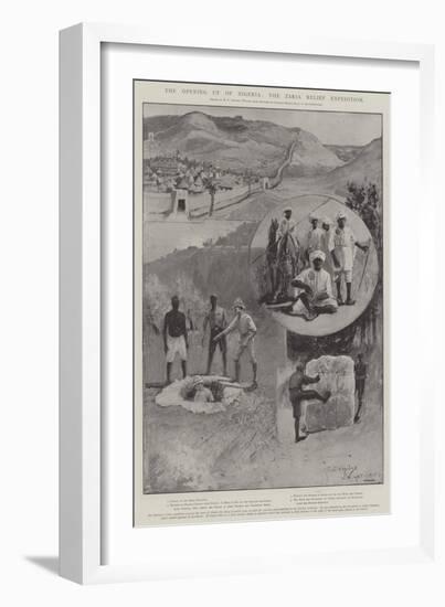 The Opening Up of Nigeria, the Zaria Relief Expedition-Henry Charles Seppings Wright-Framed Giclee Print