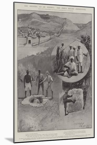 The Opening Up of Nigeria, the Zaria Relief Expedition-Henry Charles Seppings Wright-Mounted Giclee Print