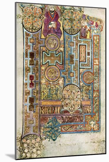 The Opening Words of St John's Gospel, 800 Ad-null-Mounted Giclee Print