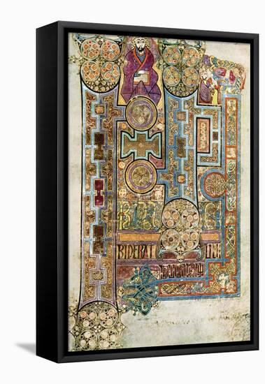 The Opening Words of St John's Gospel, 800 Ad-null-Framed Stretched Canvas