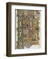 The Opening Words of St Mark's Gospel, 800 Ad-null-Framed Giclee Print