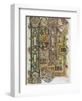 The Opening Words of St Mark's Gospel, 800 Ad-null-Framed Giclee Print