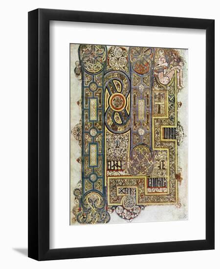 The Opening Words of St Mark's Gospel, 800 Ad-null-Framed Premium Giclee Print