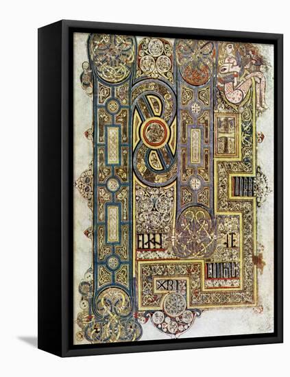 The Opening Words of St Mark's Gospel, 800 Ad-null-Framed Stretched Canvas