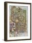 The Opening Words of St Matthew's Gospel, 800 Ad-null-Framed Giclee Print